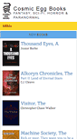 Mobile Screenshot of cosmicegg-books.com